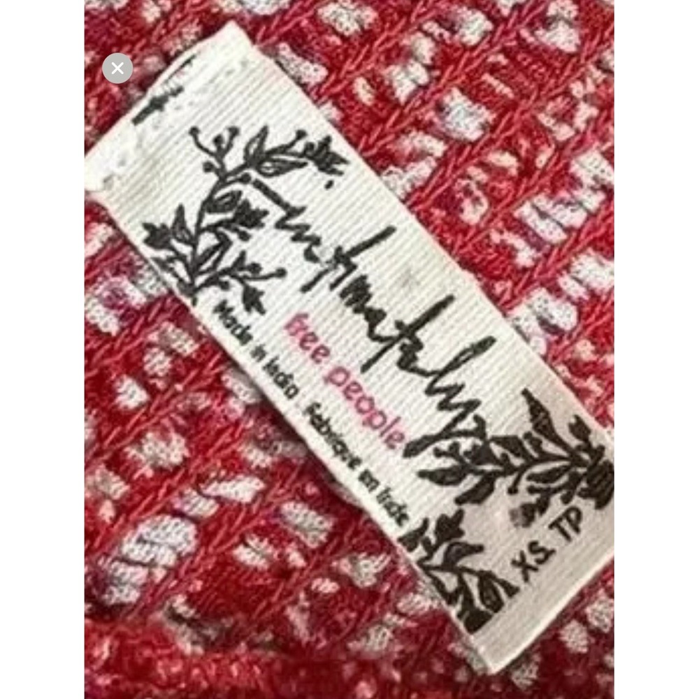 Free People Gabriella Halter‎ Slip Dress Boho Midi Floral Sundress Sz XS - Picture 6 of 7